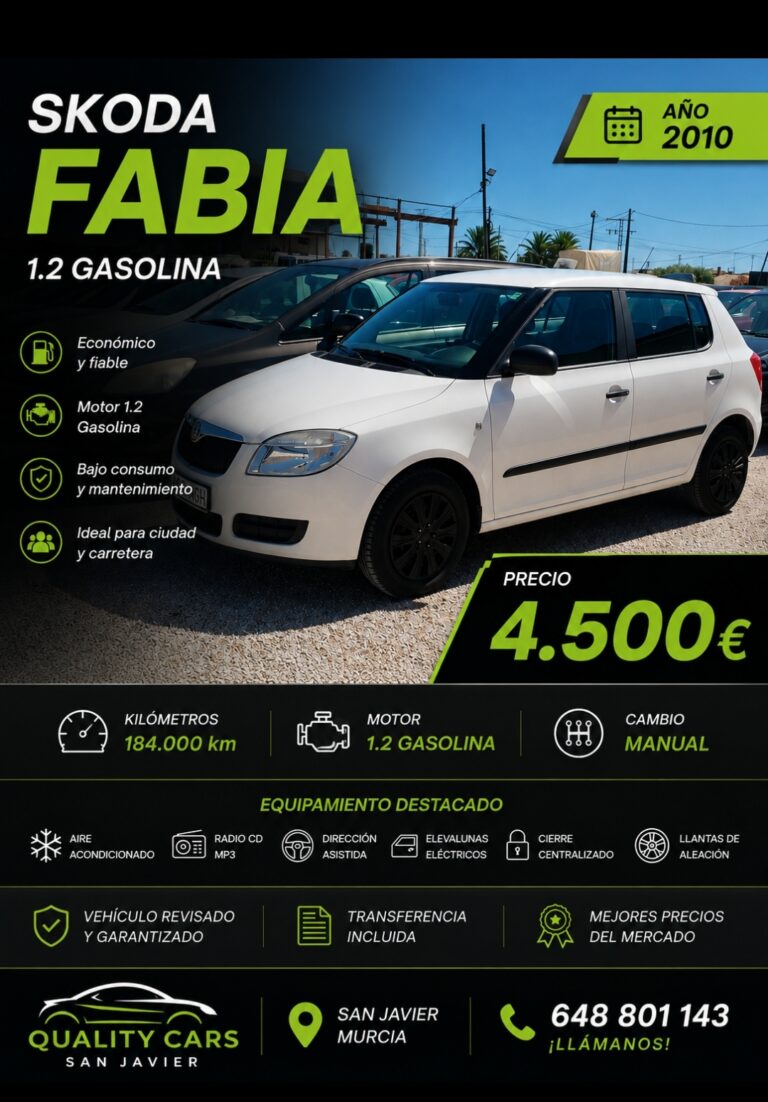 Skoda Fabia blanco