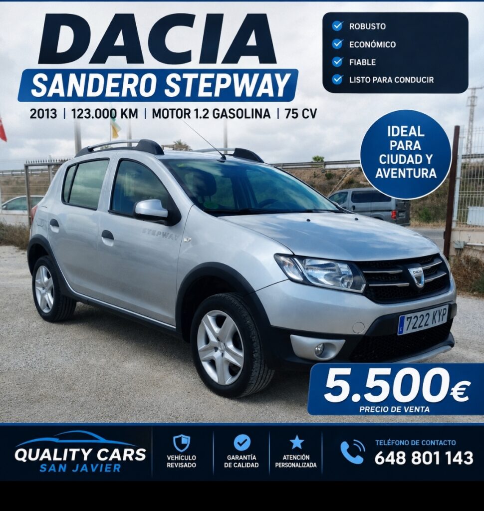 DACIA SANDERO STEPWAY 2013
