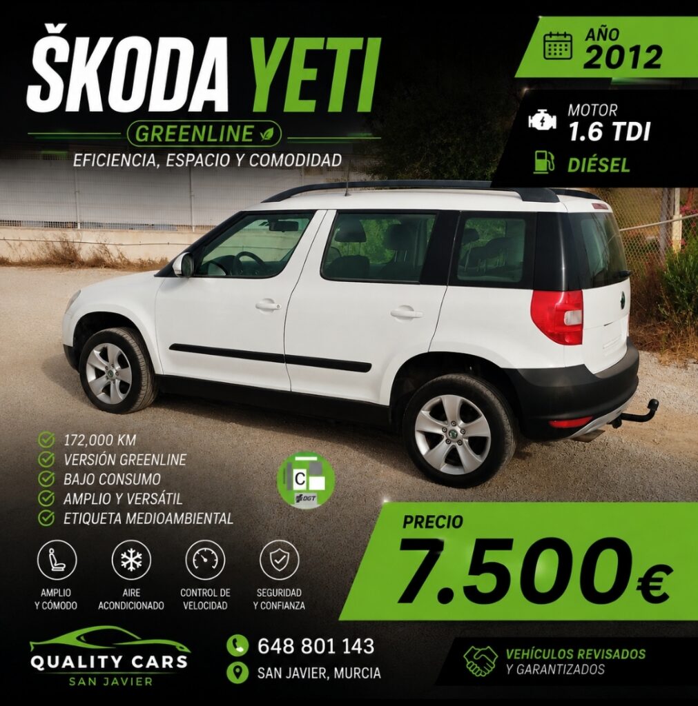 SUV PEQUEÑO SKODA YETTI